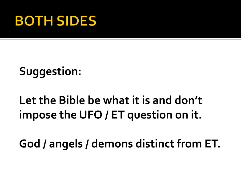 suggestion