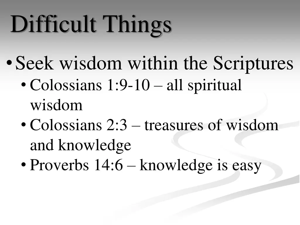 difficult things 4