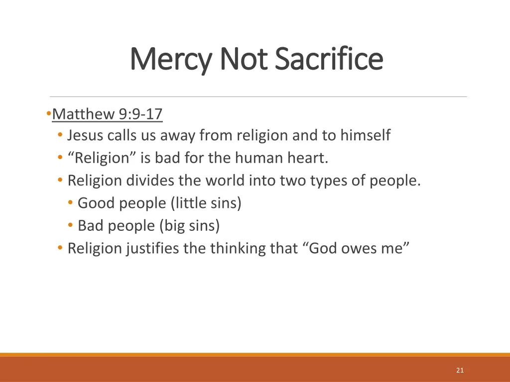 mercy not sacrifice mercy not sacrifice