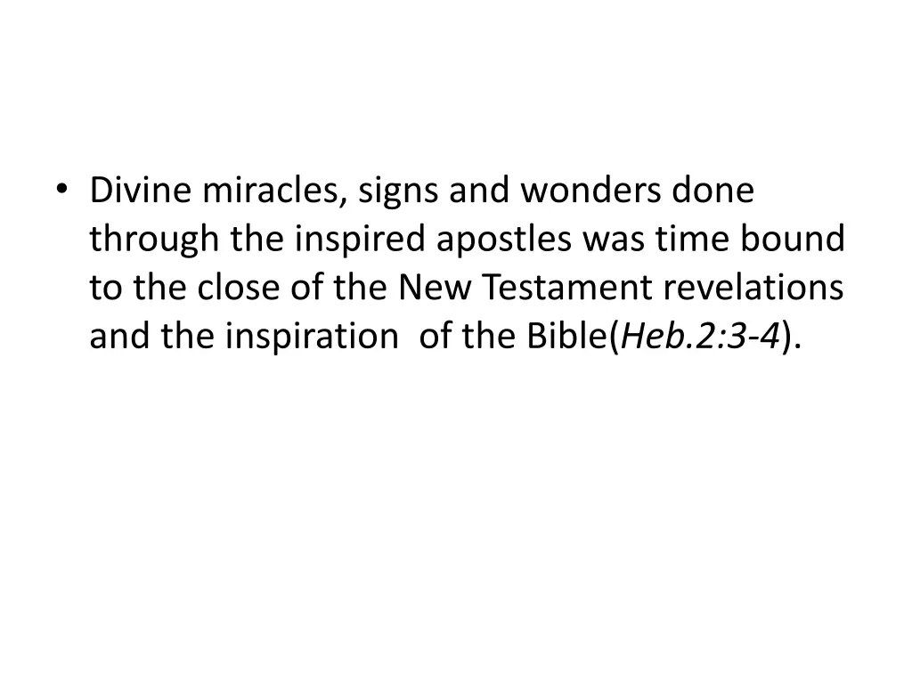 divine miracles signs and wonders done through