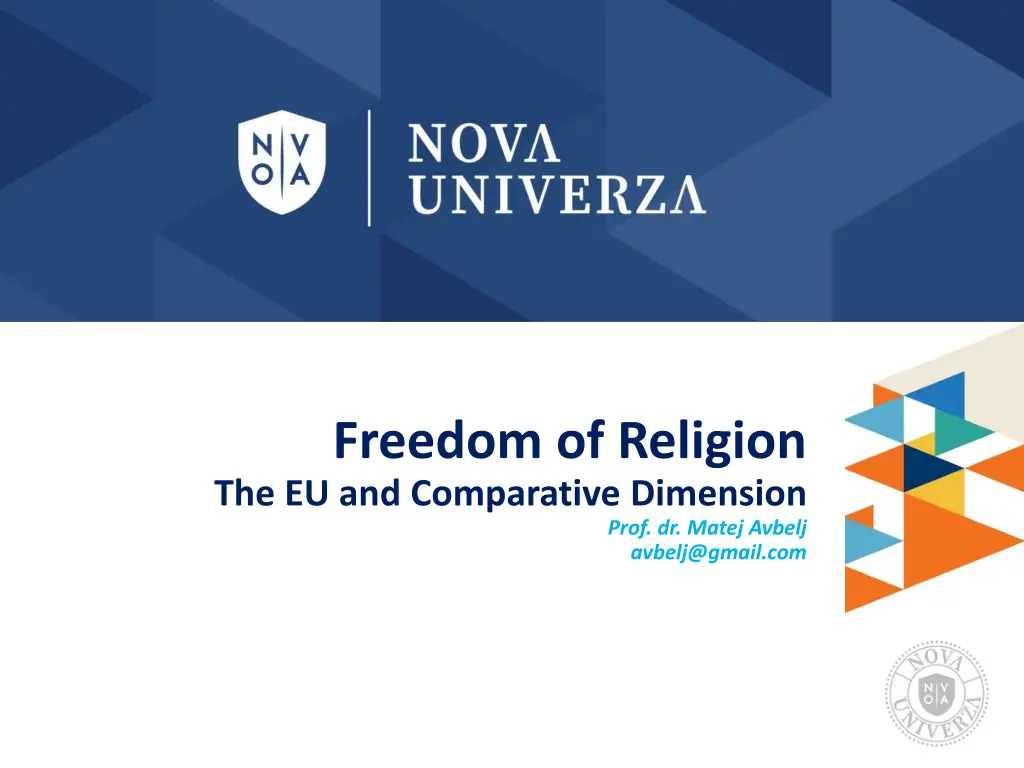 freedom of religion the eu and comparative