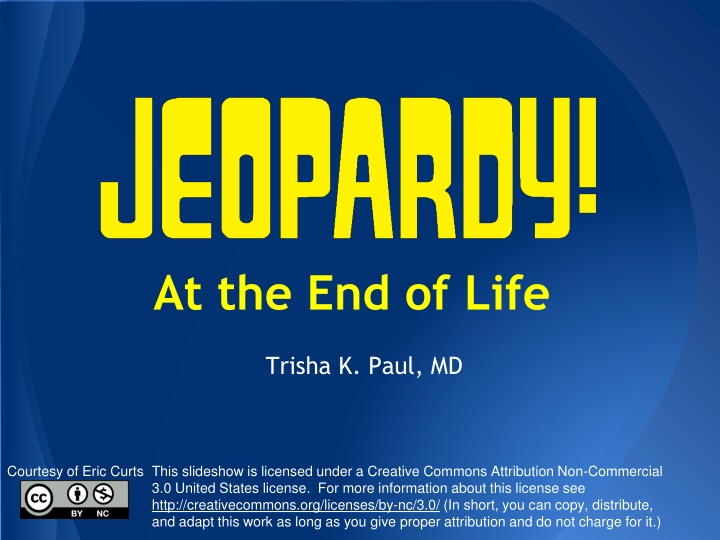 at the end of life