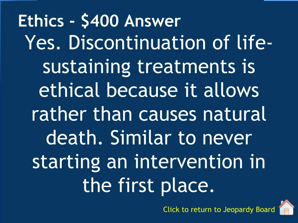 ethics 400 answer