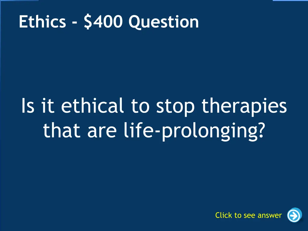 ethics 400 question