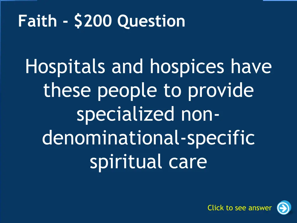 faith 200 question