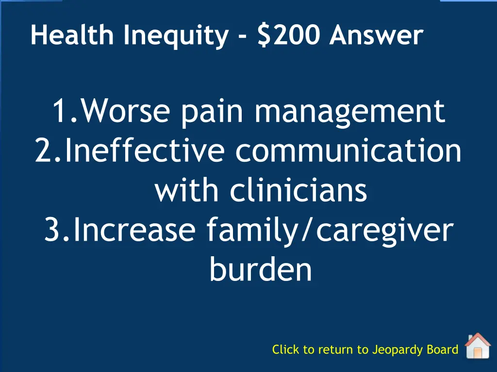 health inequity 200 answer