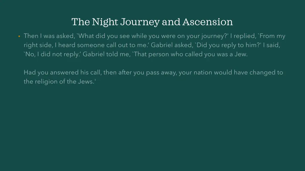 the night journey and ascension 15