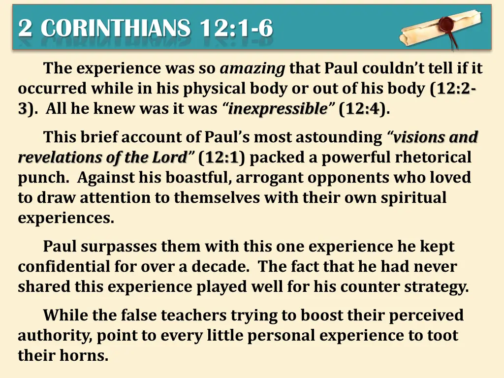2 corinthians 12 1 6 5