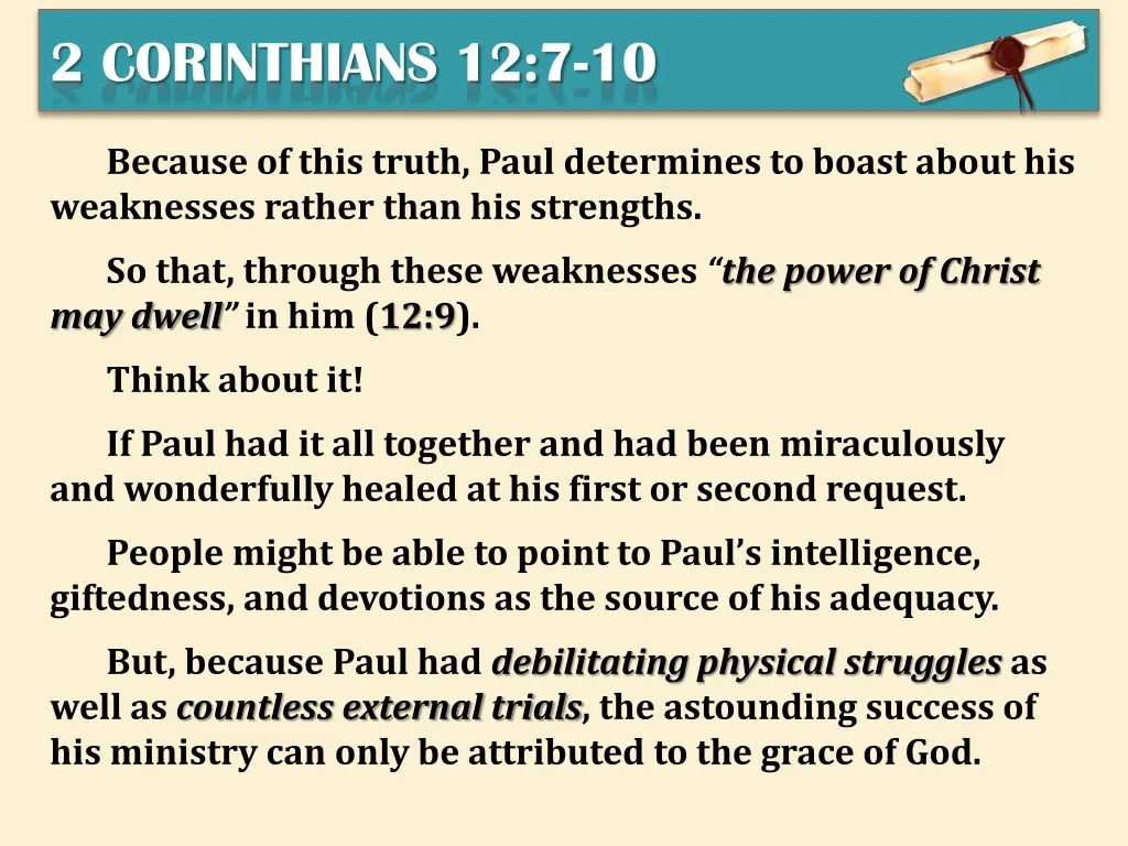 2 corinthians 12 7 10 4