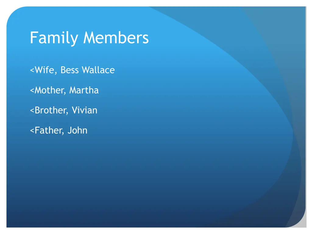 family members