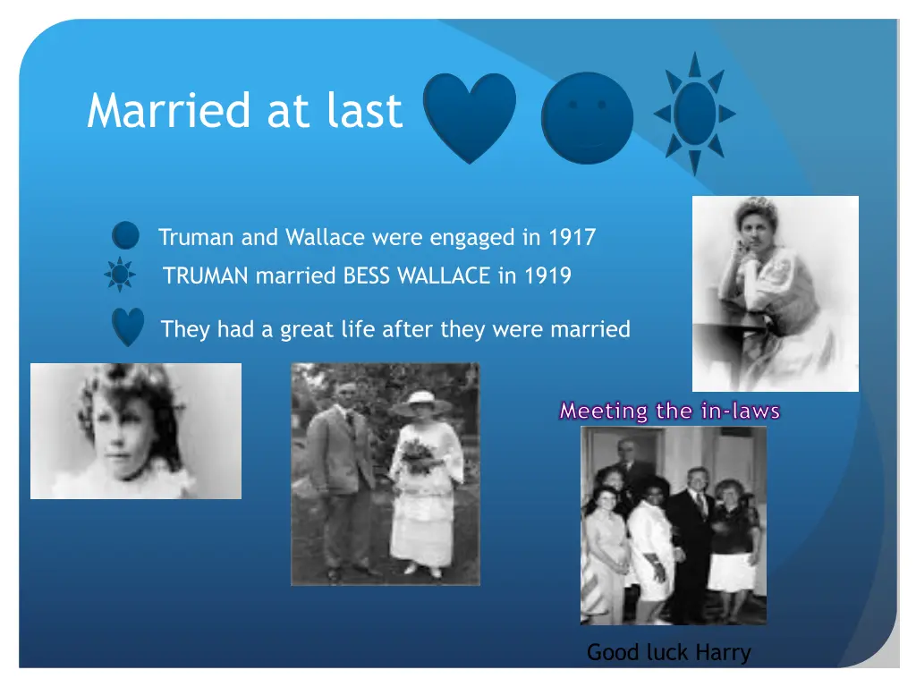married at last