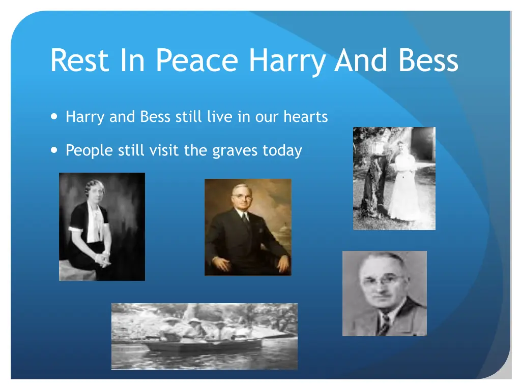 rest in peace harry and bess
