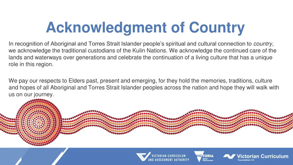 acknowledgment of country