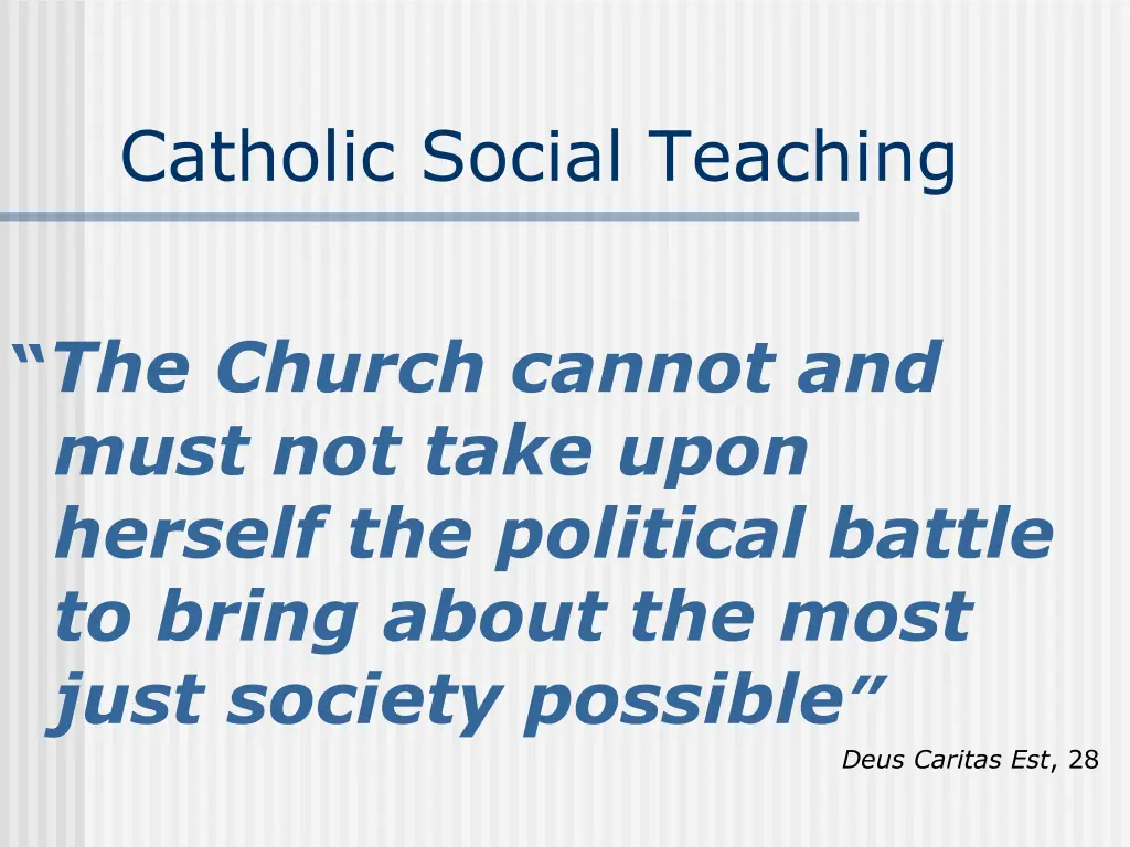 catholic social teaching 2