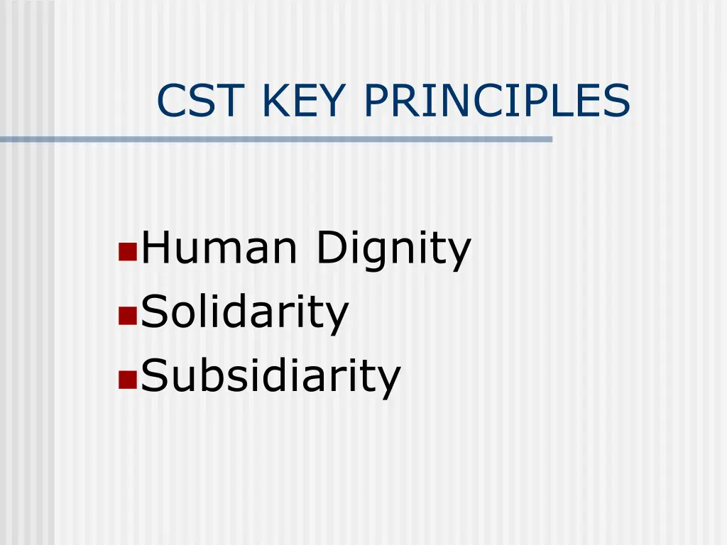 cst key principles