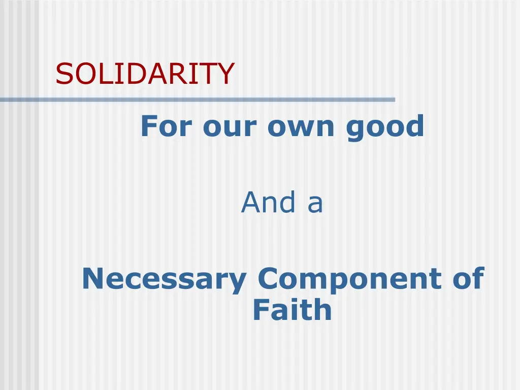 solidarity 1