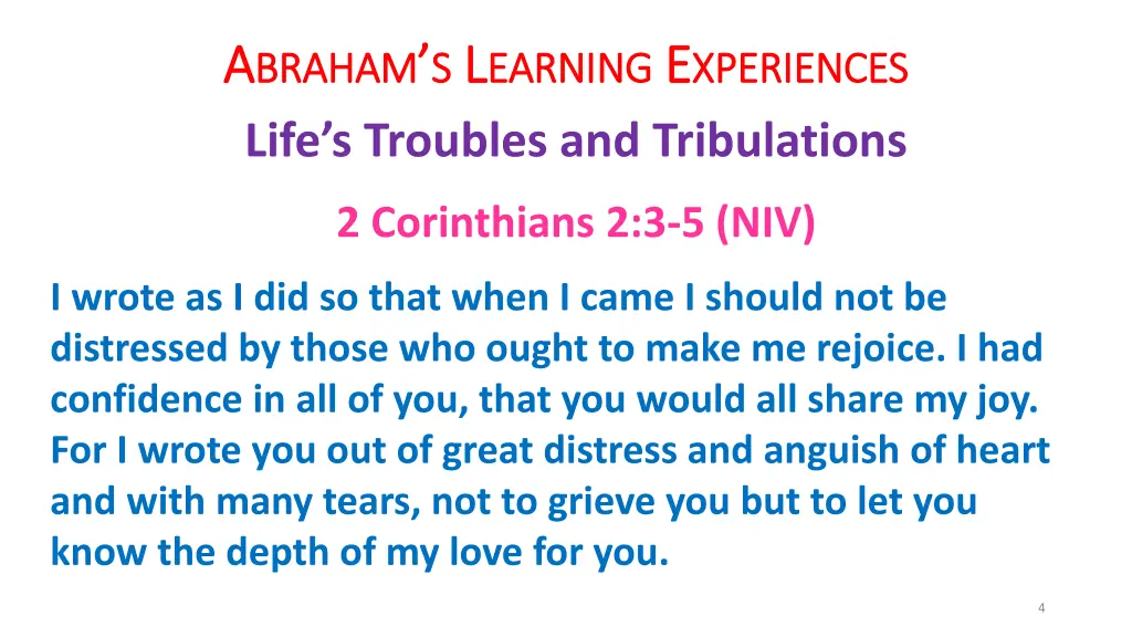 a a braham braham s s l l earning life s troubles 2