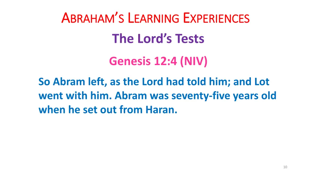 a a braham braham s s l l earning the lord s tests 1