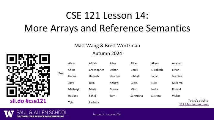cse 121 lesson 14