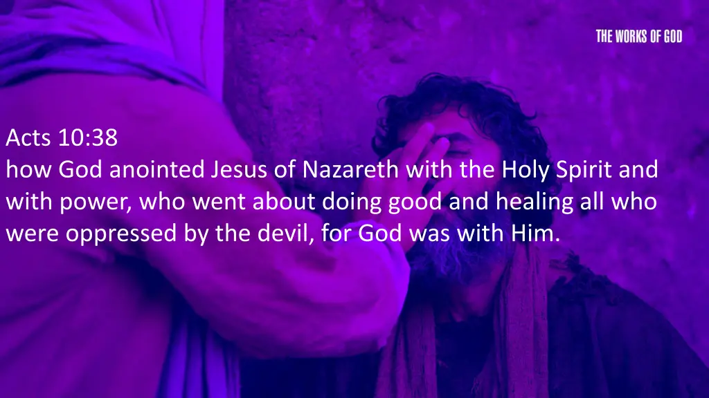 acts 10 38 how god anointed jesus of nazareth