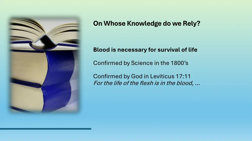 on whose knowledge do we rely 5