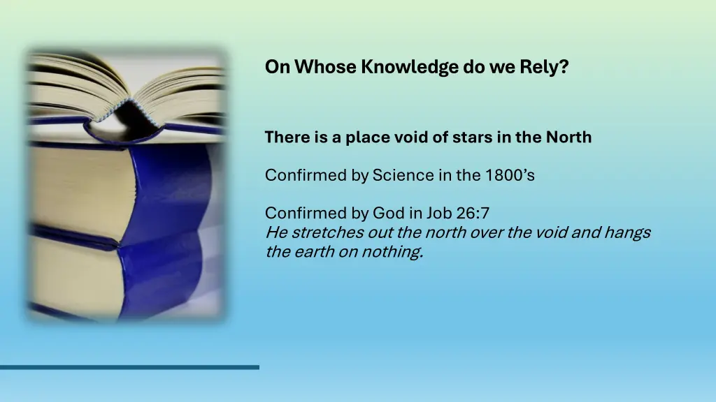 on whose knowledge do we rely