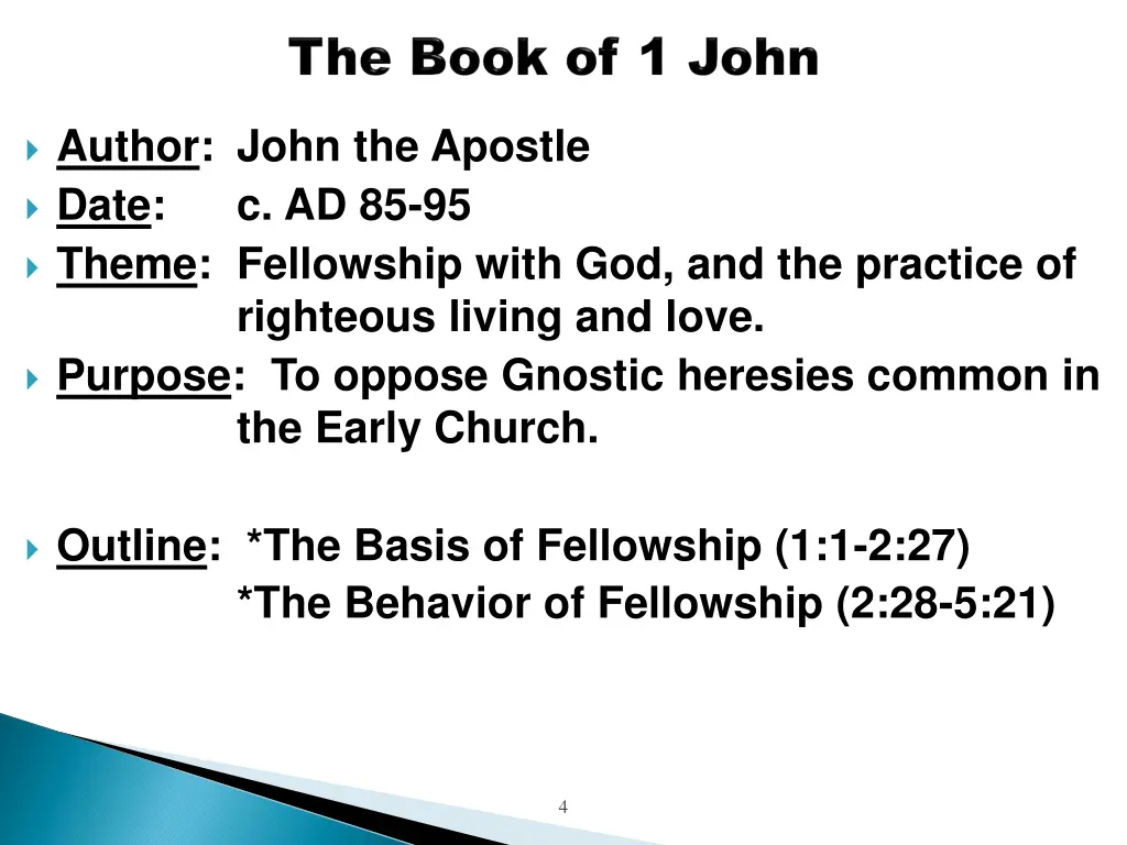 author john the apostle date c ad 85 95 theme