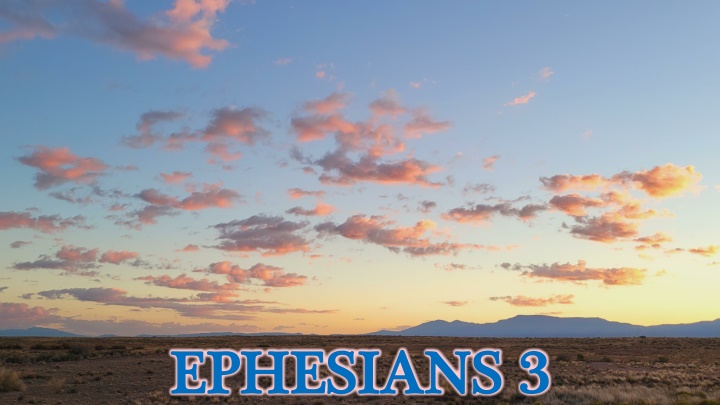 ephesians 3 ephesians 3