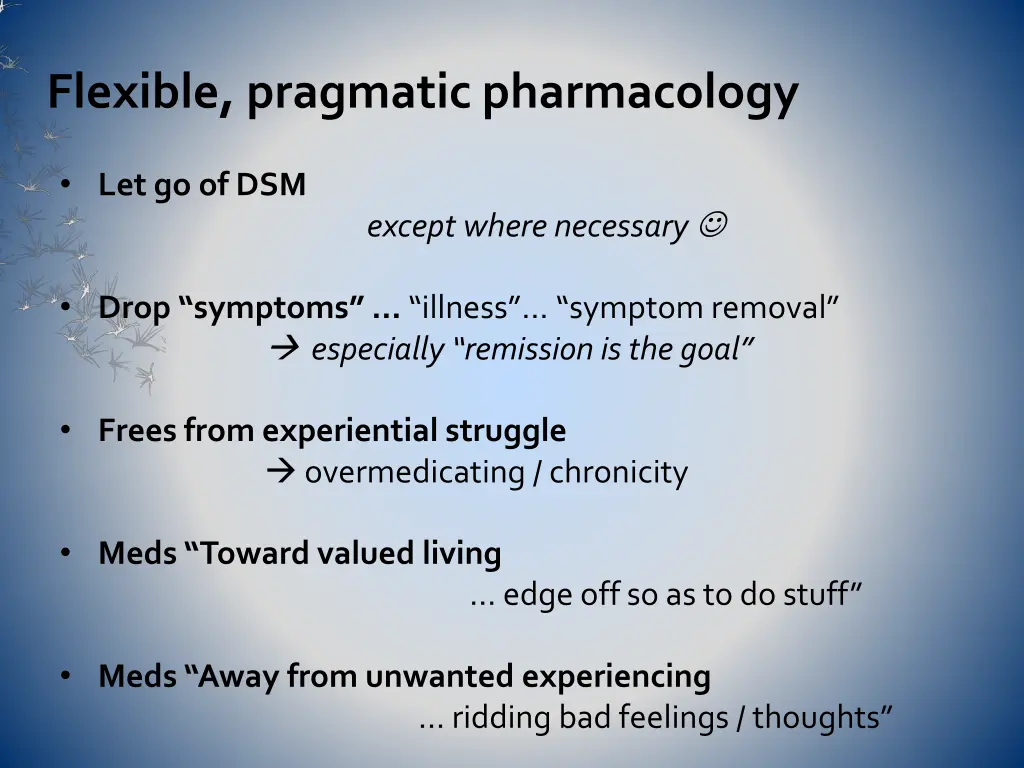 flexible pragmatic pharmacology