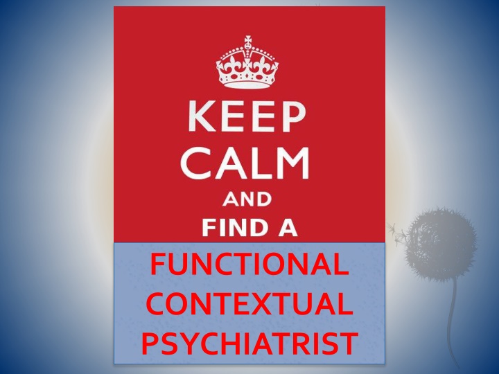 functional contextual psychiatrist