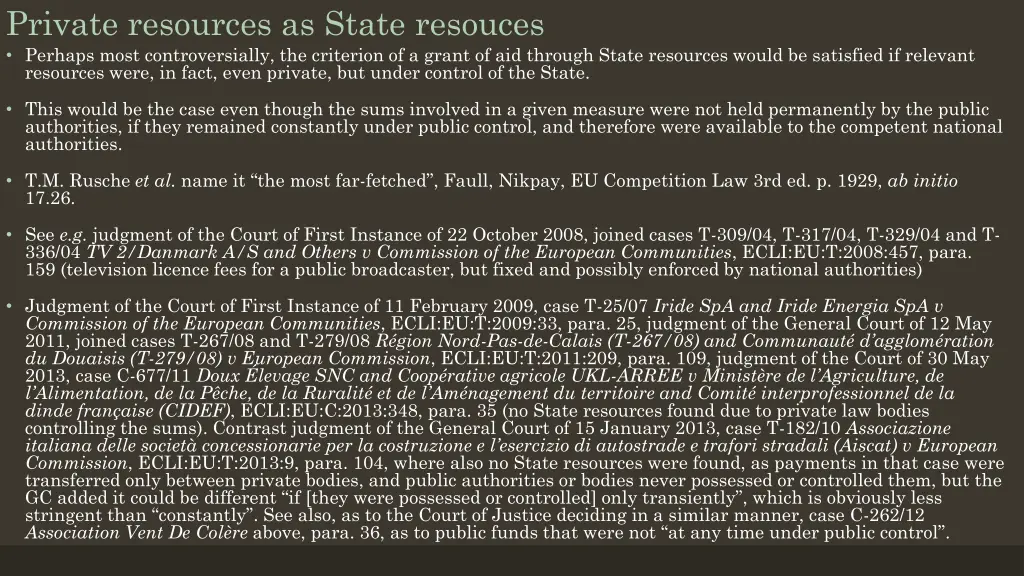 private resources as state resouces perhaps most