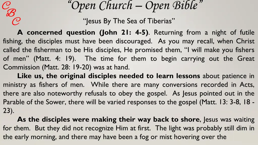 open church open bible jesus 4