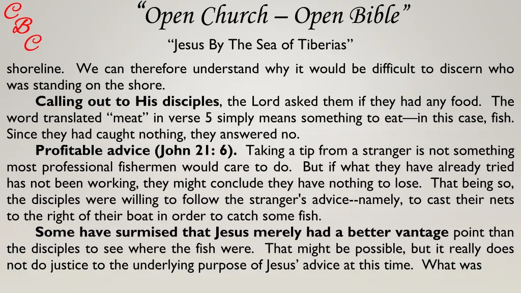 open church open bible jesus 5
