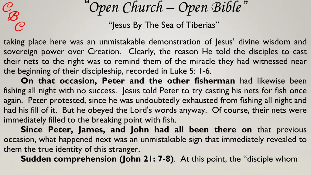 open church open bible jesus 6