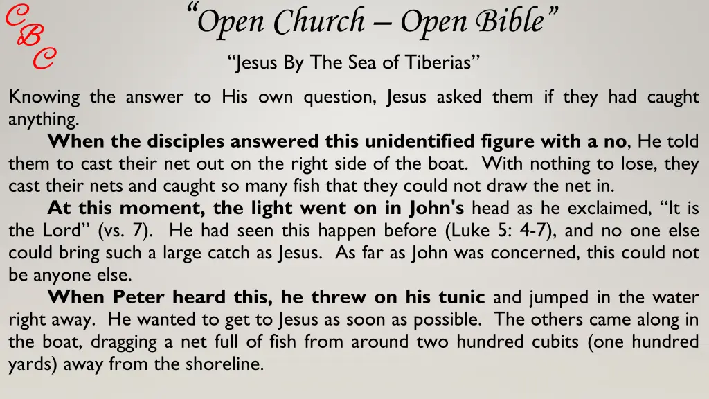 open church open bible jesus 8