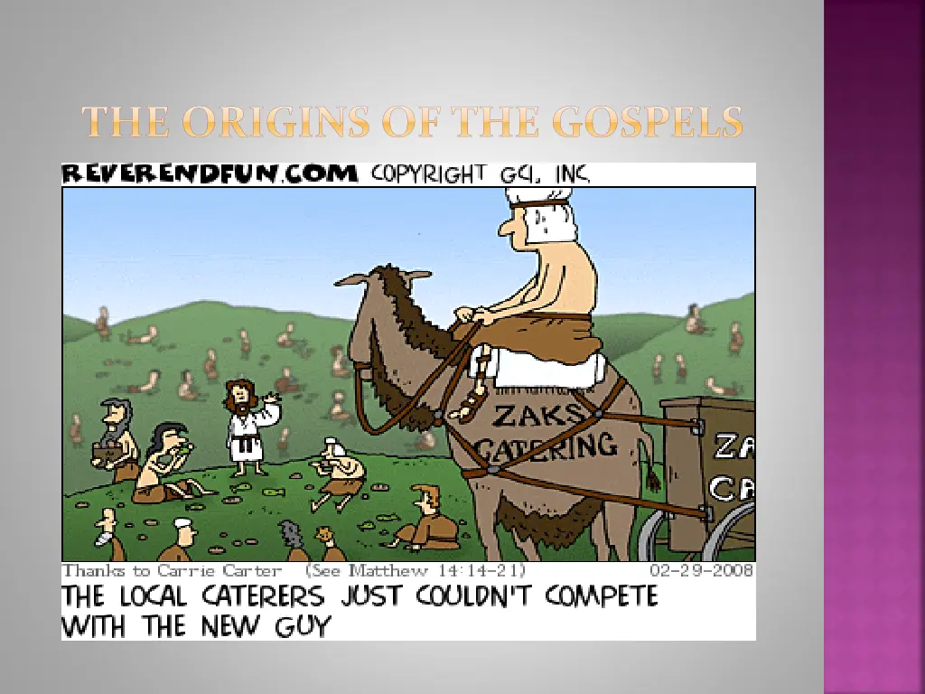 the origins of the gospels 5