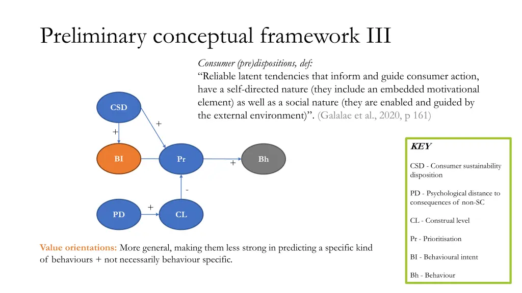 preliminary conceptual framework iii