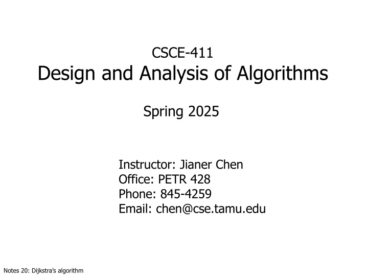 csce 411