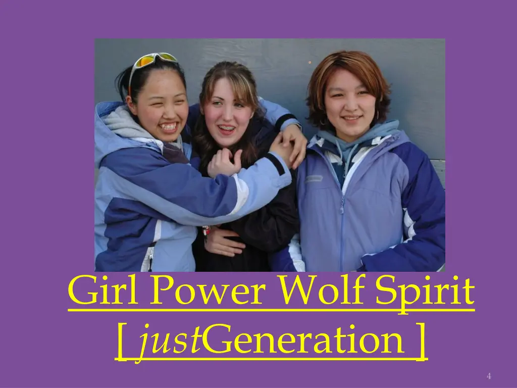 girl power wolf spirit just generation