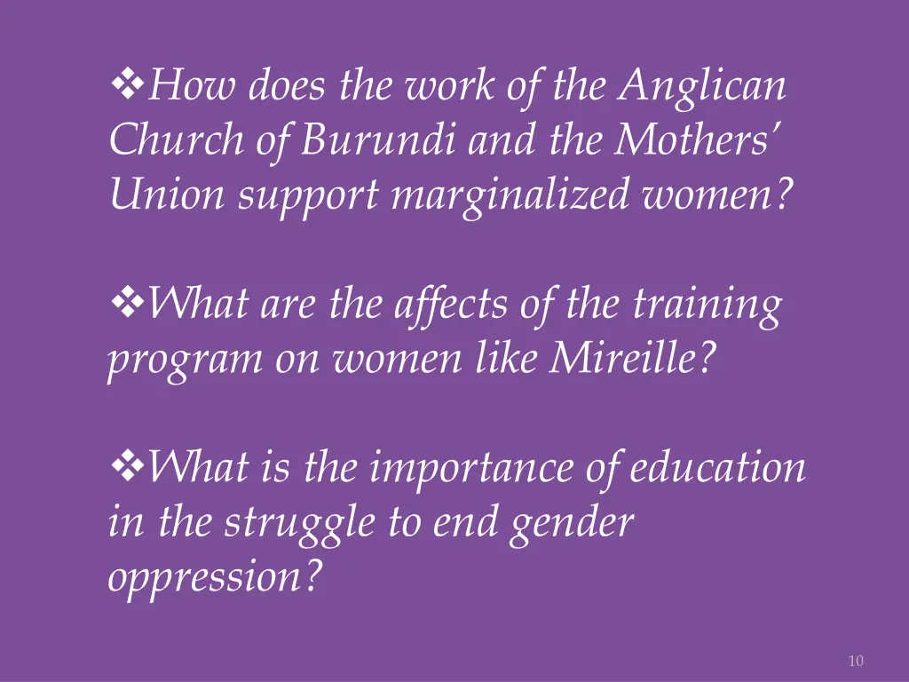 how does the work of the anglican church