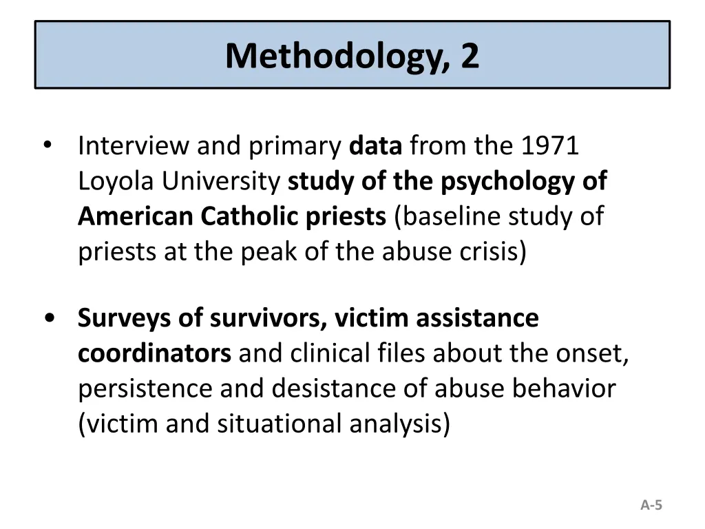 methodology 2