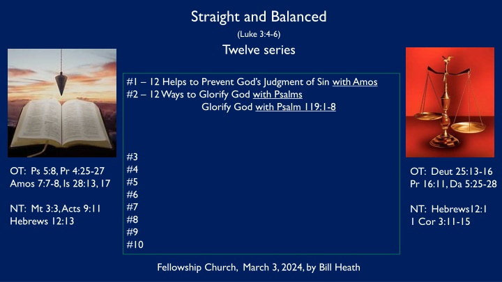 straight and balanced luke 3 4 6 twelve series