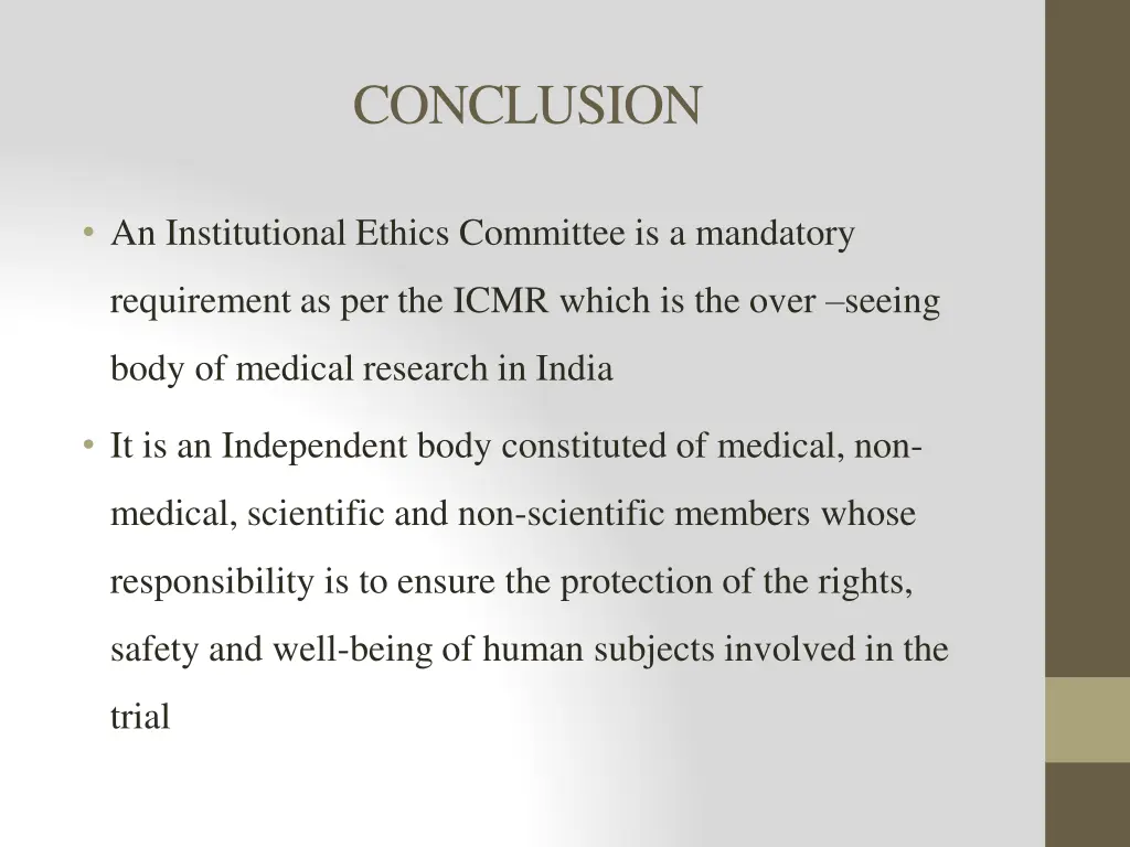 conclusion