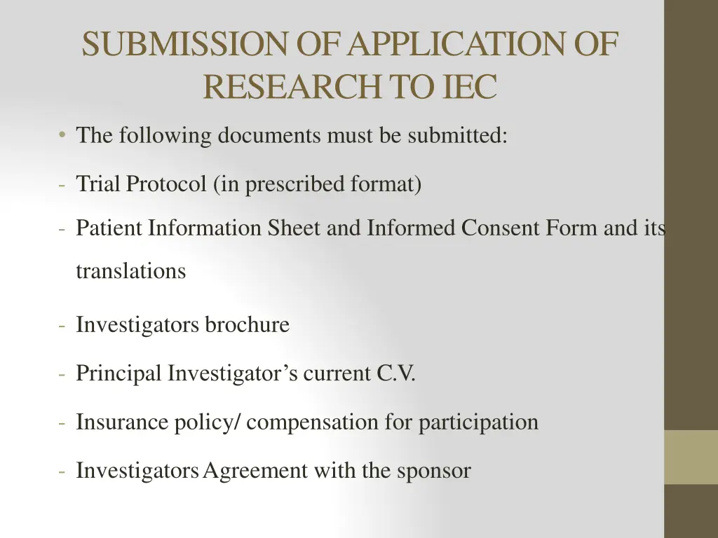 submissionofapplicationof researchtoiec