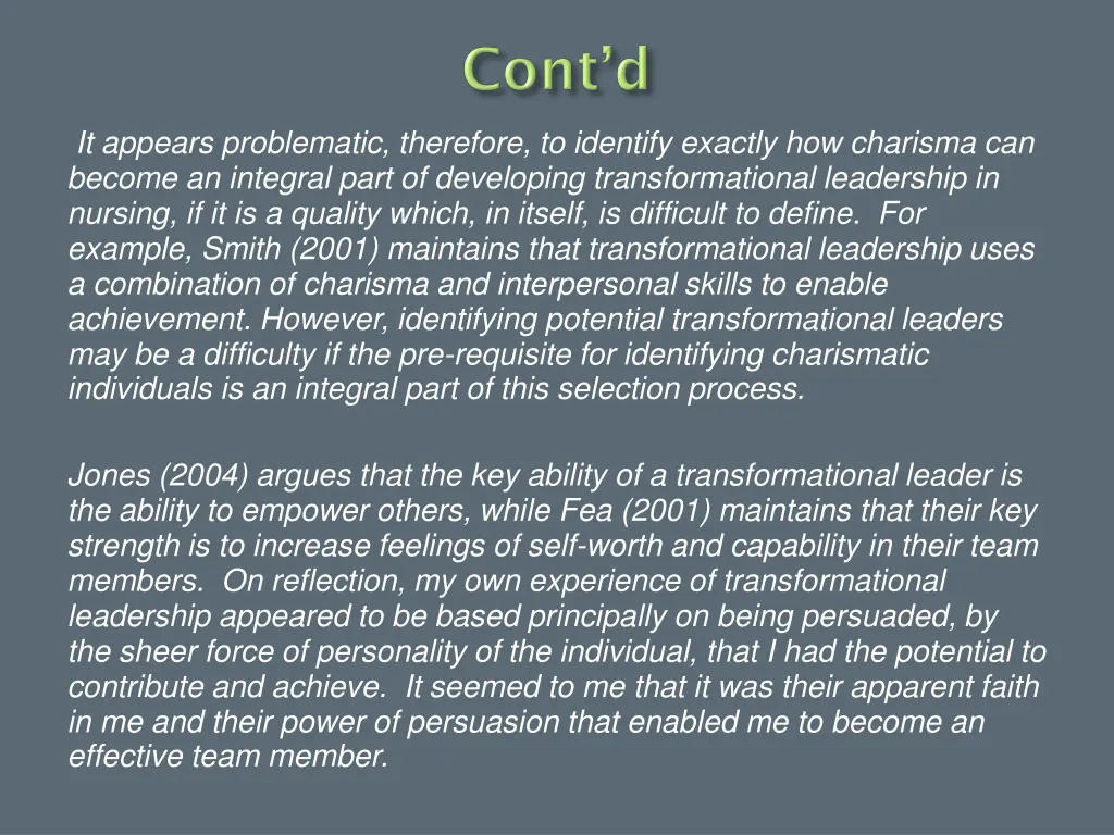 it appears problematic therefore to identify