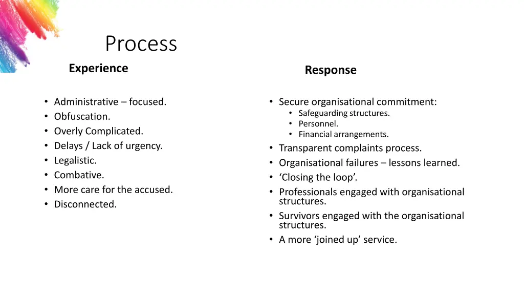 process experience