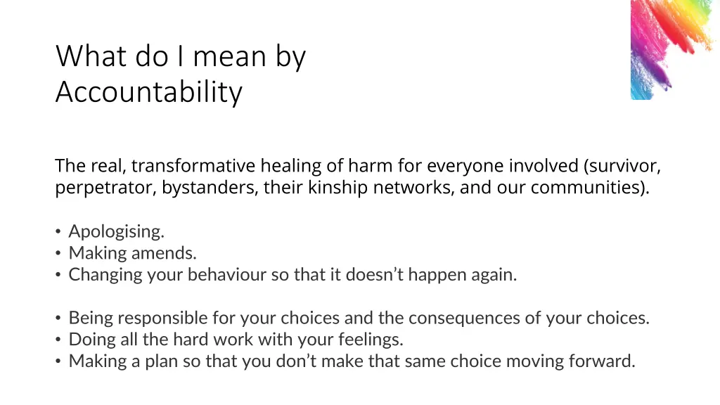 what do i mean by accountability