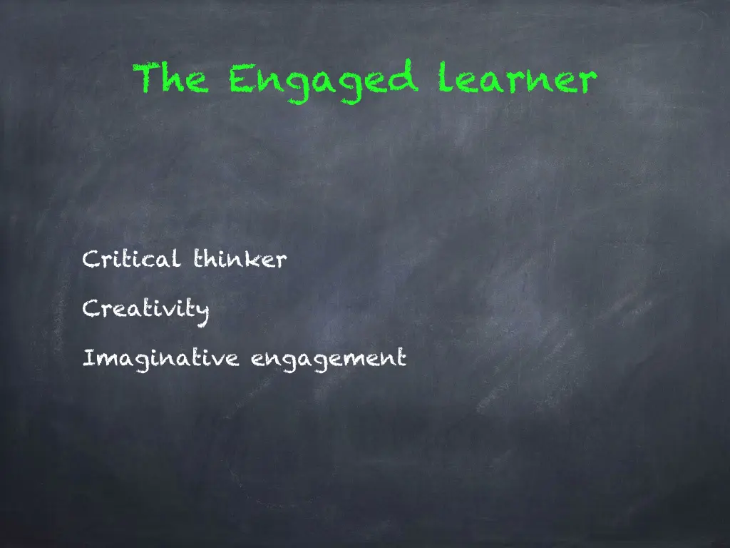 the engaged learner