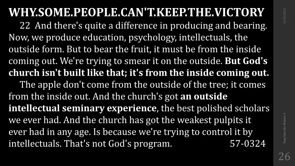why some people can t keep the victory