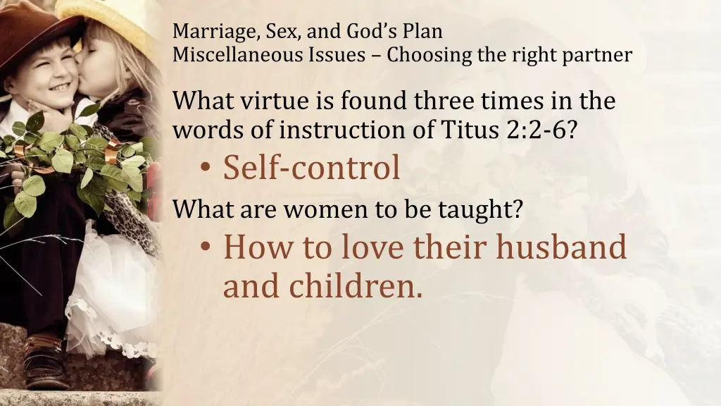 marriage sex and god s plan miscellaneous issues 3